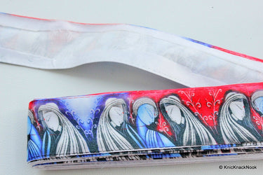 Modern Art, Women Image, Digital Print Trim